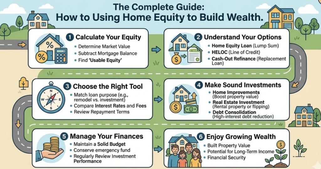 how to use home equity to build wealth