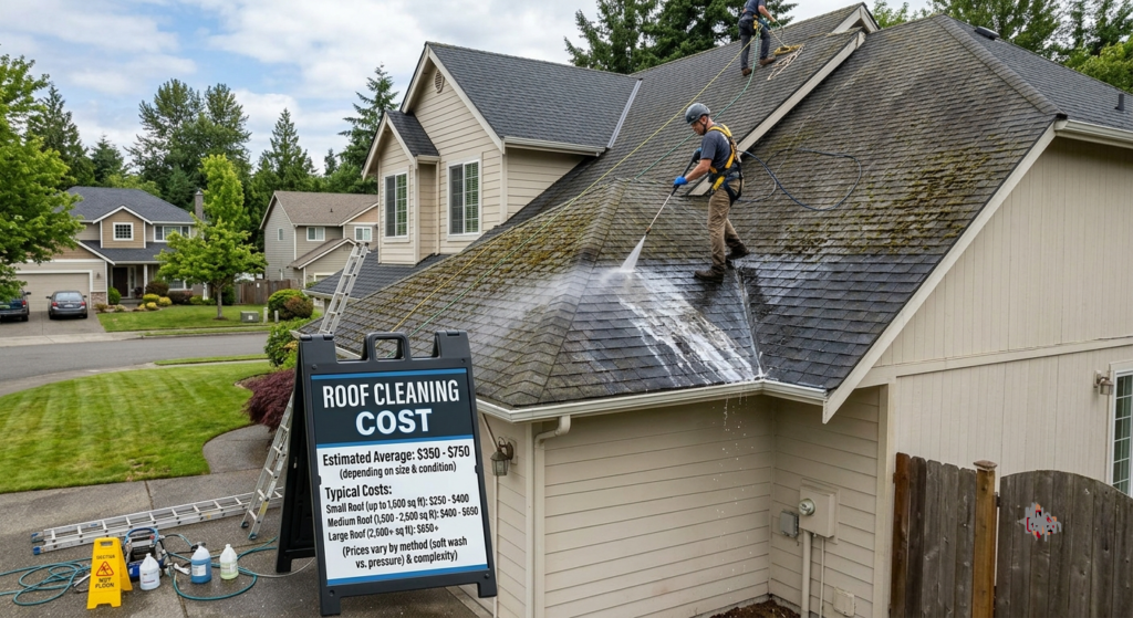 Roof Cleaning Cost: Average Prices, Factors & Money-Saving Tips (2026)
