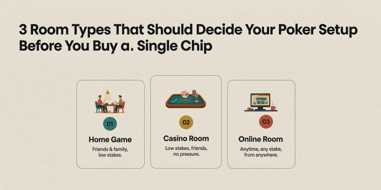3 Room Types That Should Decide Your Poker Setup Before You Buy a Single Chip